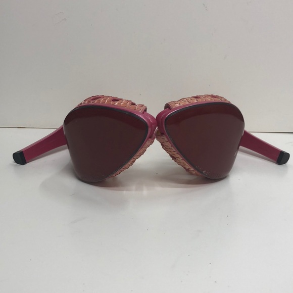 Francesco Sacco Made in Italy Pink Python Platform - Picture 5 of 5